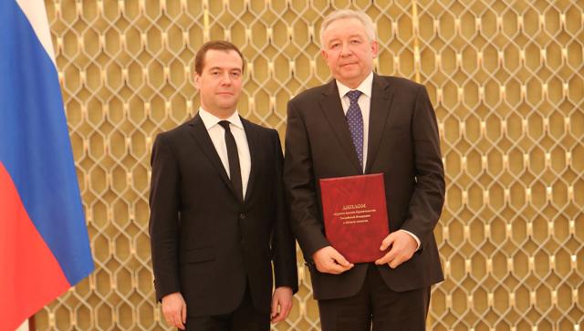 Дмитрий Медведев вручил «Протону-ПМ» премию правительства РФ в области качества